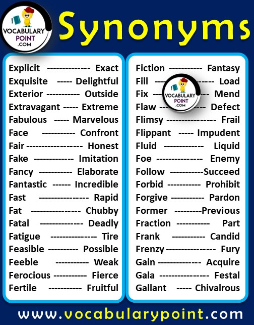 synonyms (2)