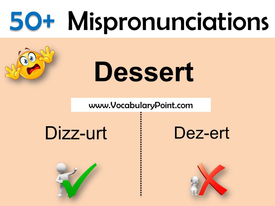 Mispronunciation of words| 50+ mispronounced words with pdf