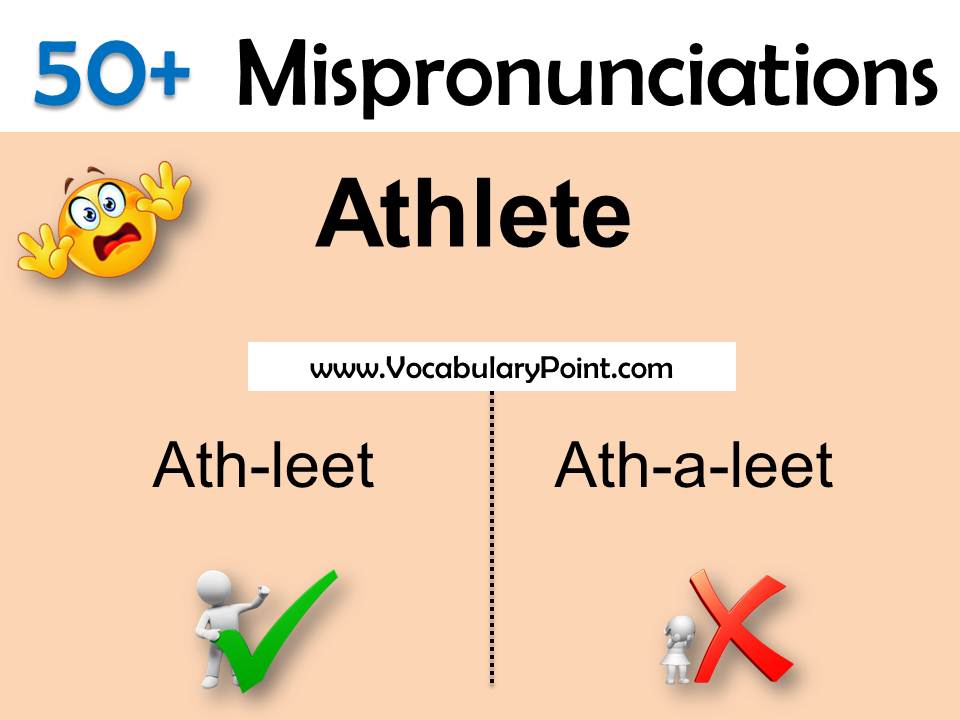 Mispronunciation of words