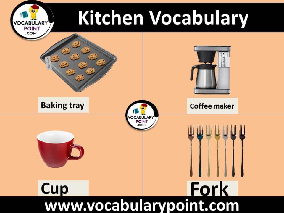 Kitchen vocabulary with pictures | Download PDF