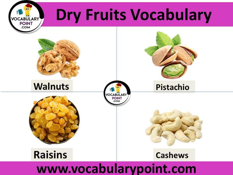 Dry fruits name with picture