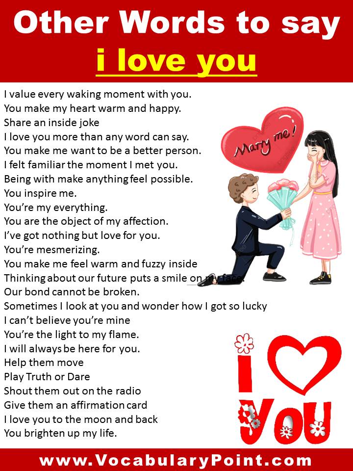 romantic ways to say i love you to her