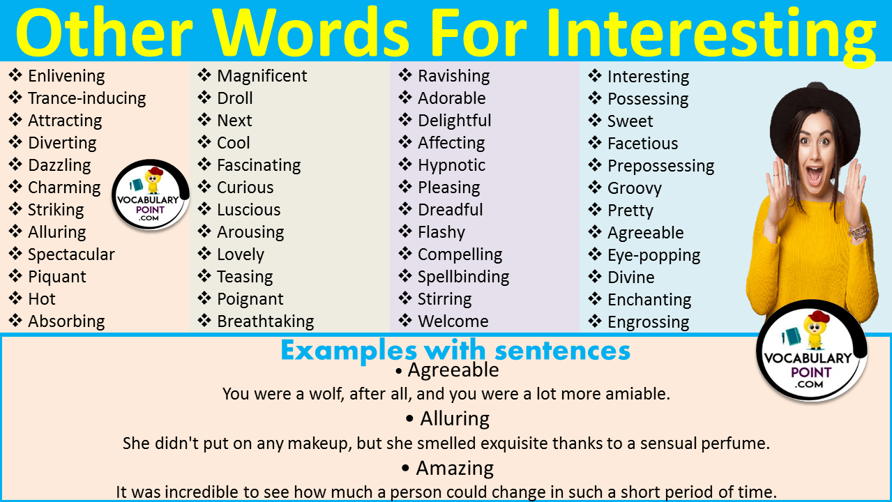 other words for interesting in English