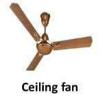 Celling Fanhouse appliances with pictures
