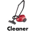 Cleaner list of electric appliances