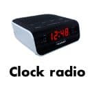 Clock Radio list of electric appliances