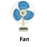 Fan house appliances with pictures