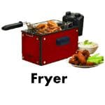 Fryer list of electric appliances