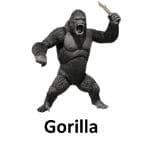 Gorrila list of wild animal