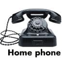 Home telephone list of electric appliances