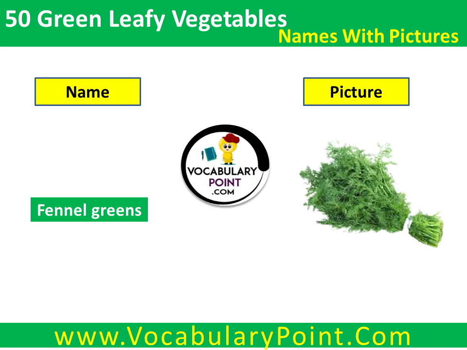 what are the green leafy vegetables