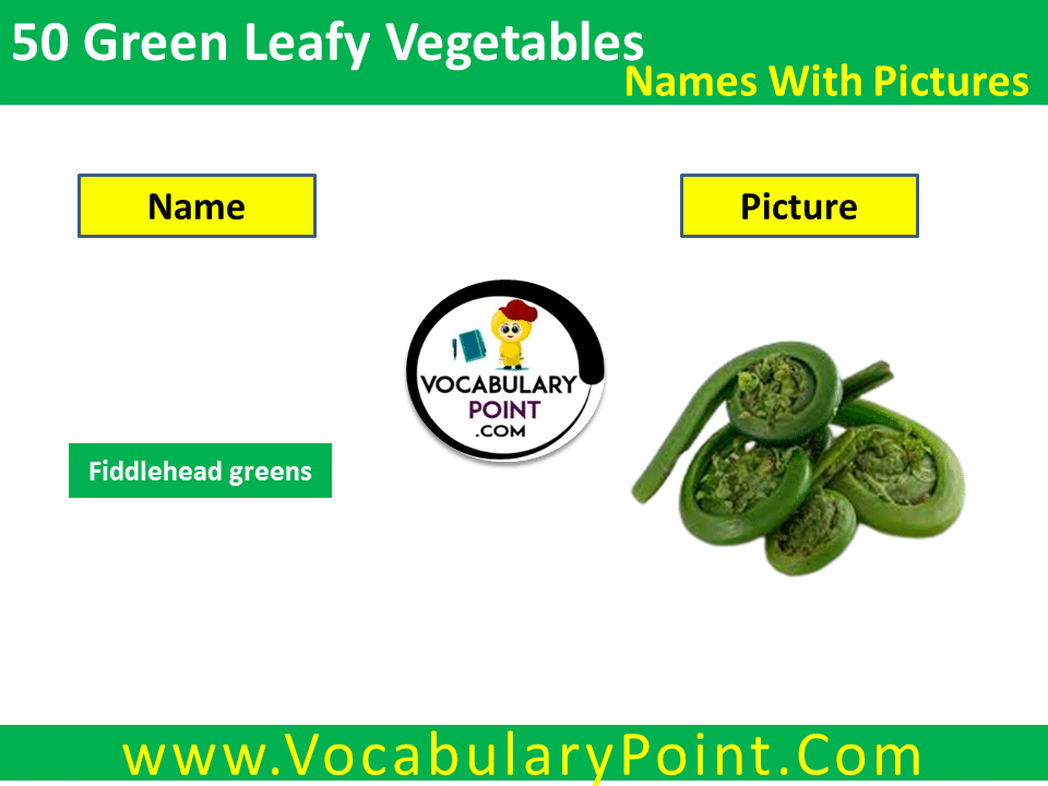 what is green leafy vegetables