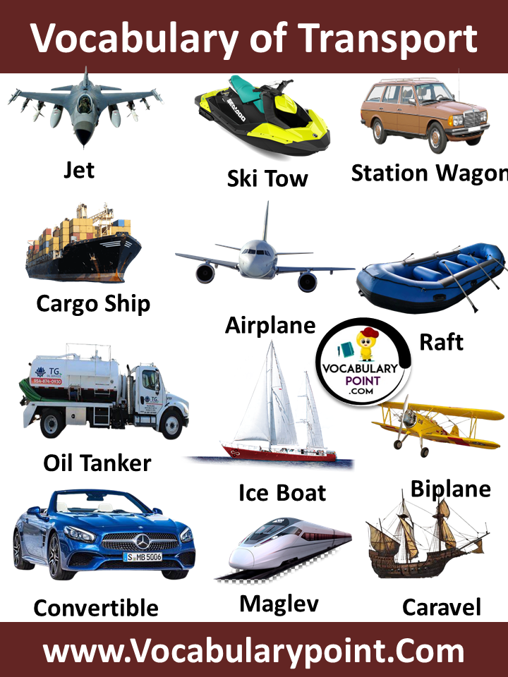 transport vocabulary words