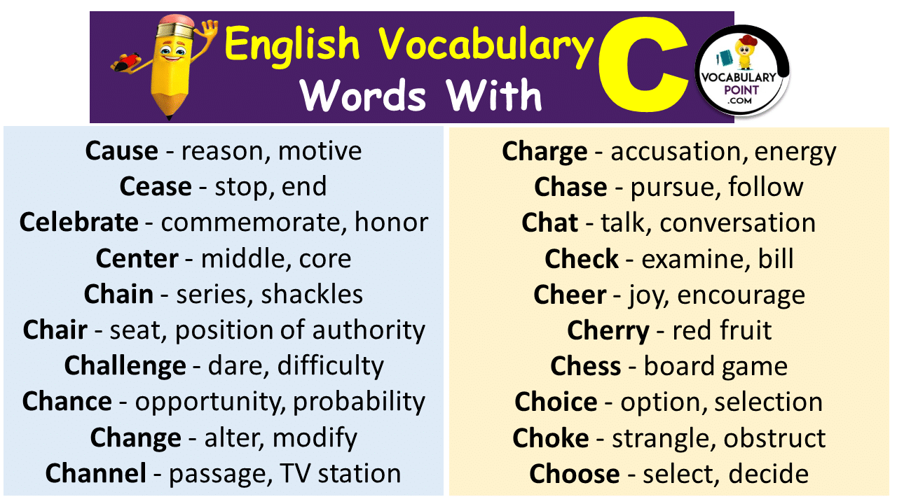 Words That Start with C