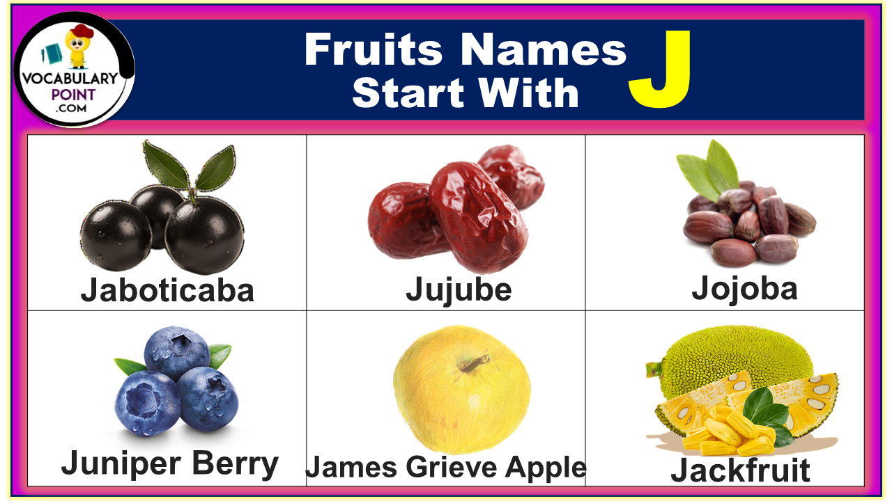 Fruits Begin with J