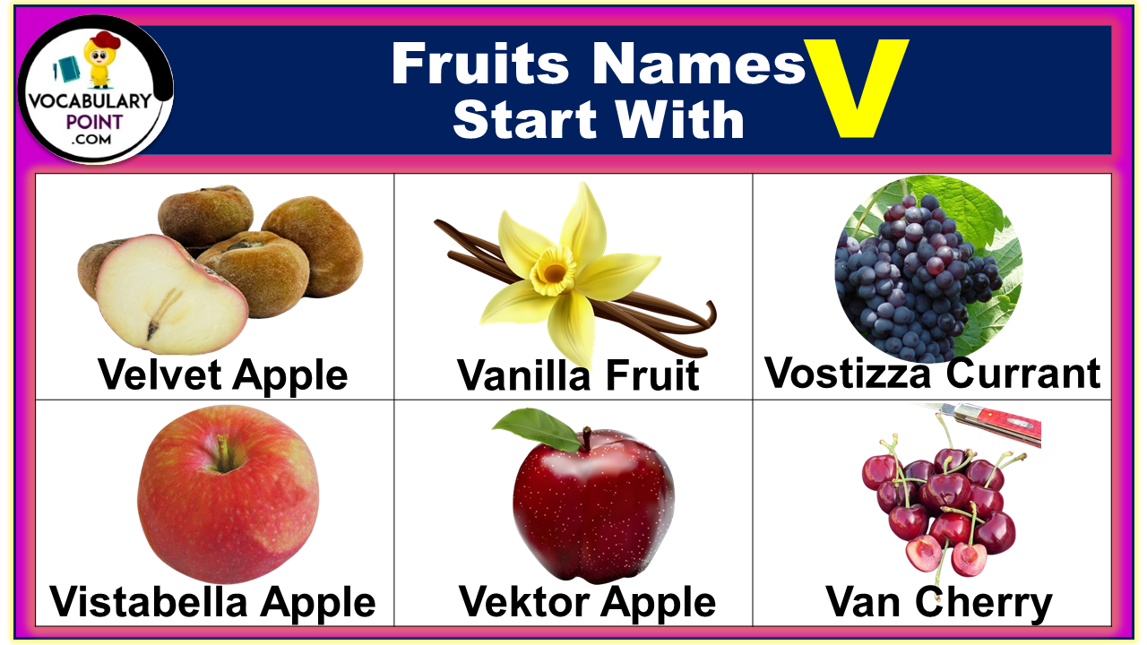 Fruits Begin with V