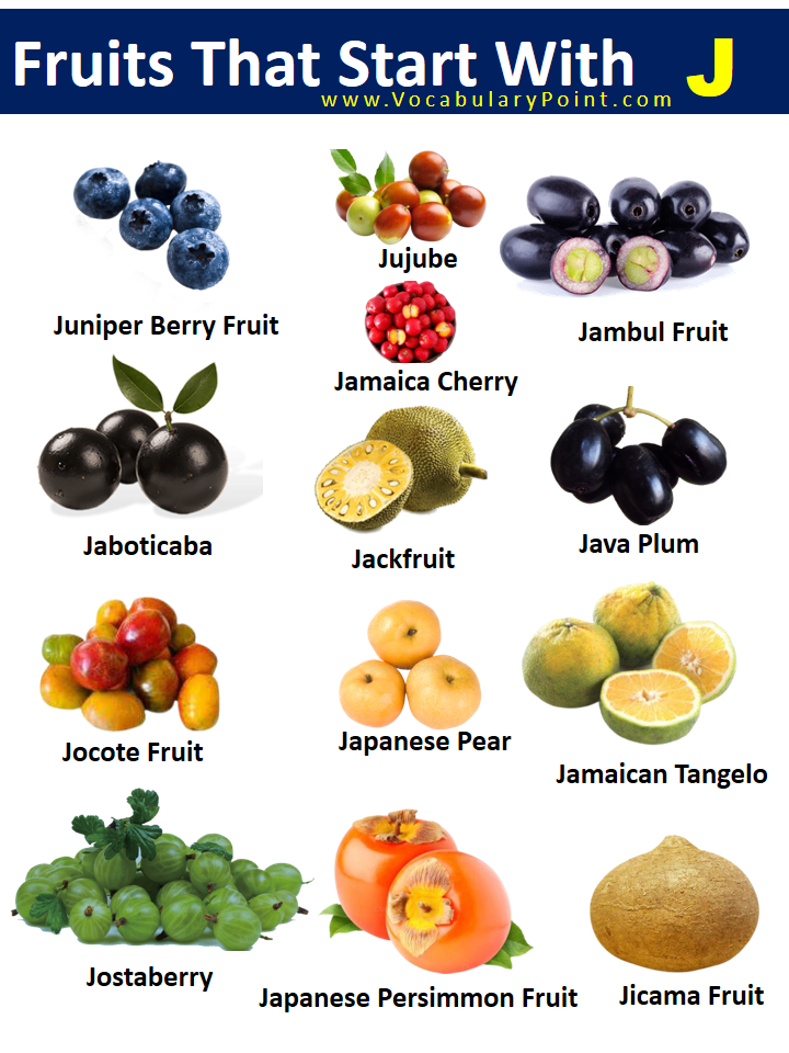Fruits That Start With J with pictures