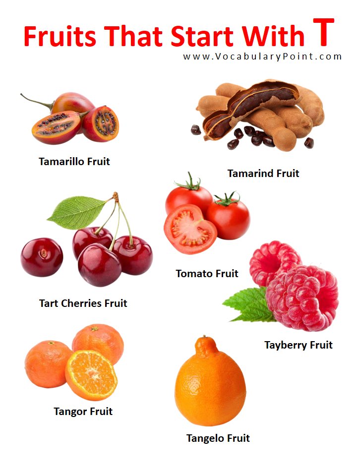 Fruits That Start With T with pictures