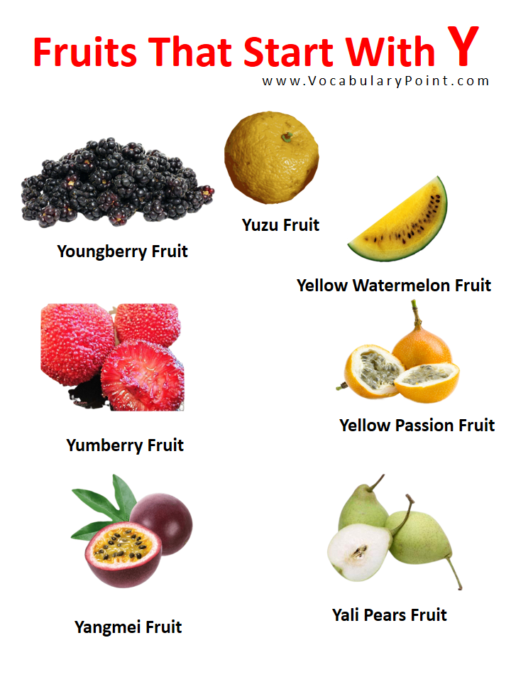 Fruits That Start With Y with pictures