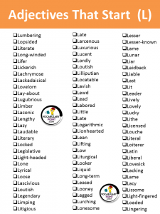 Adjectives That Begin With L - Vocabulary Point