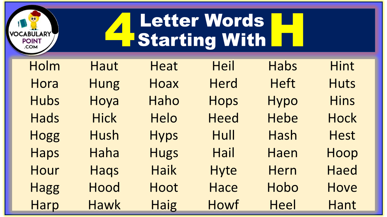 4 Letter Words Starting With Pu