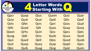 4 Letter Words Starting With Q 300x169 