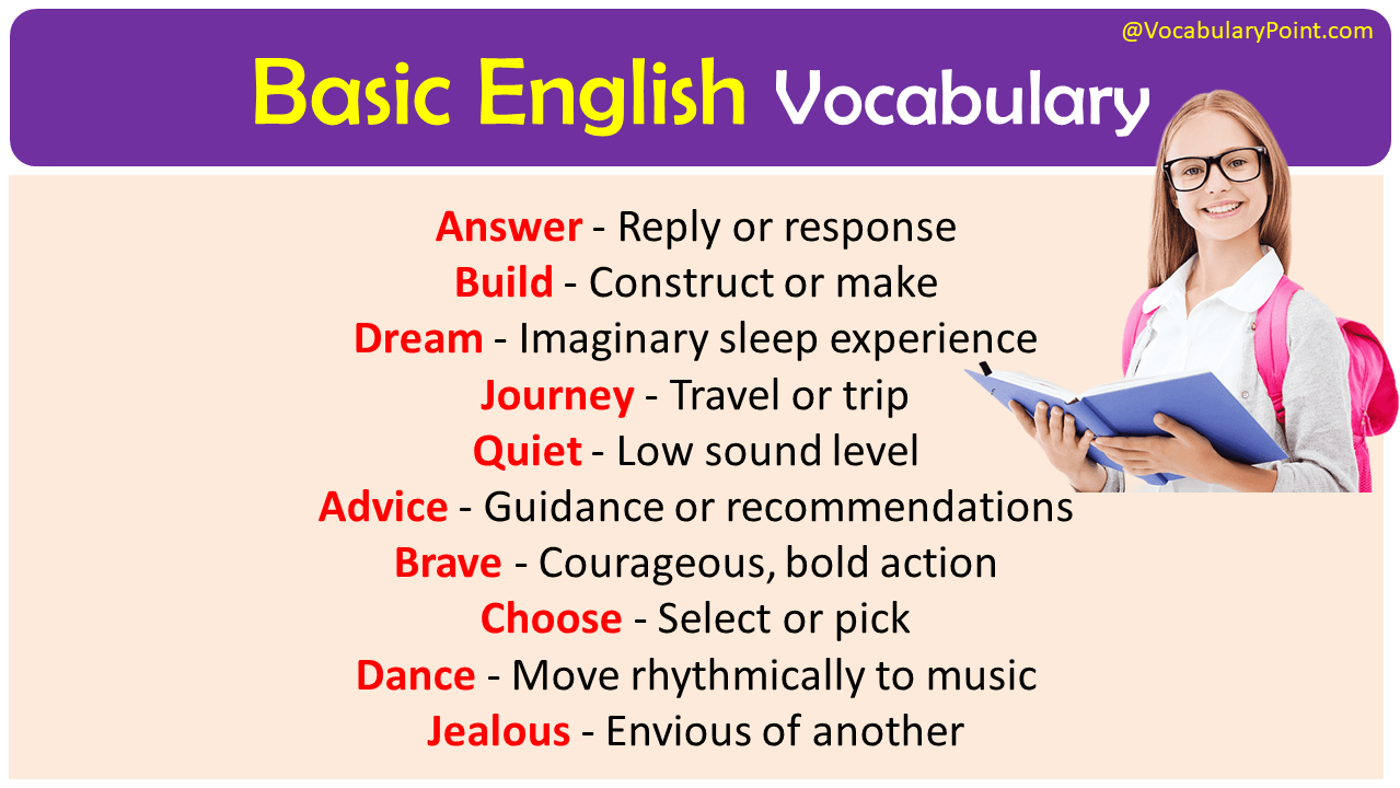 Basic English Vocabulary