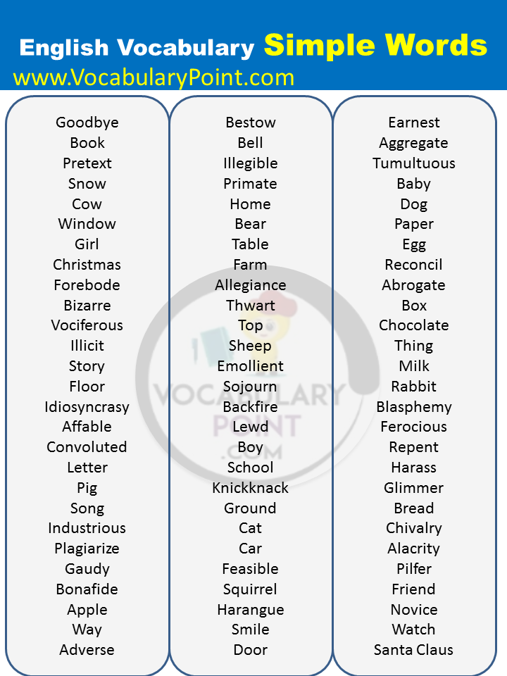 simple-english-words-for-daily-use-simple-words-list-vocabulary-point