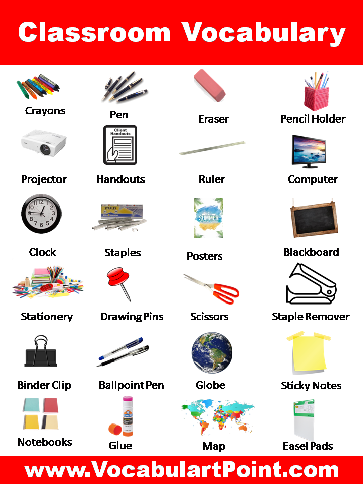 classroom objects