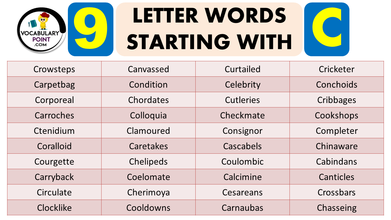 9 LETTER WORDS BEGINNING WITH C Archives VocabularyPoint