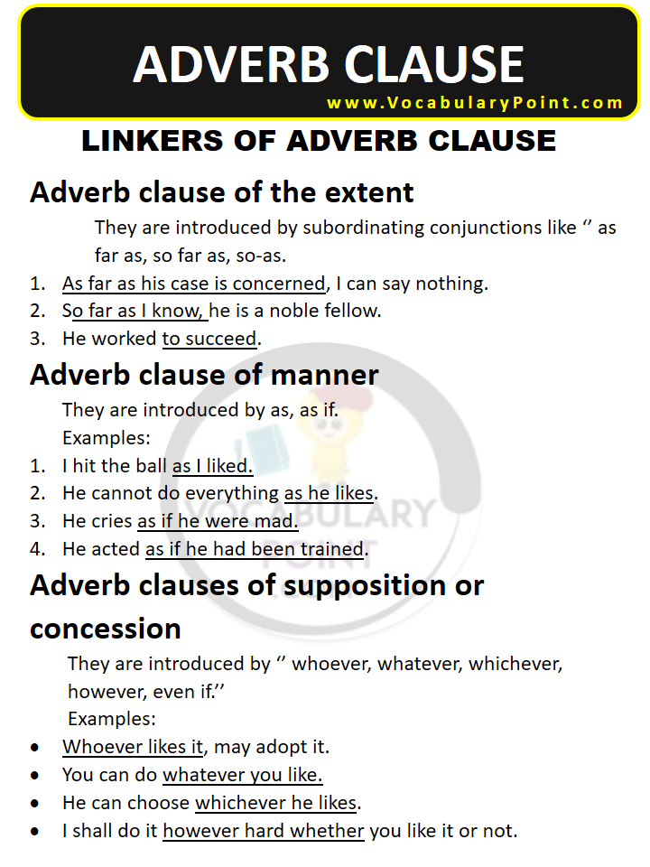 PHRASES AND CLAUSES EXERCISE
