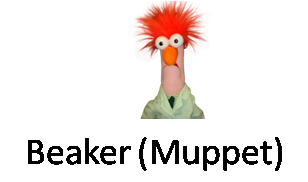 Beaker Muppet