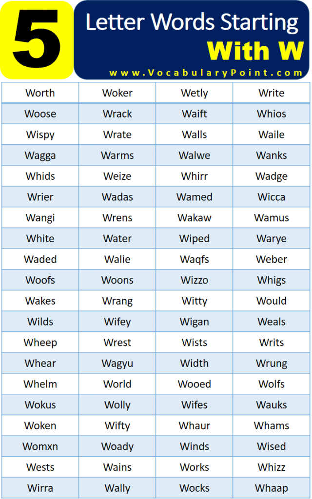 Five Letter Word Starting With Lye