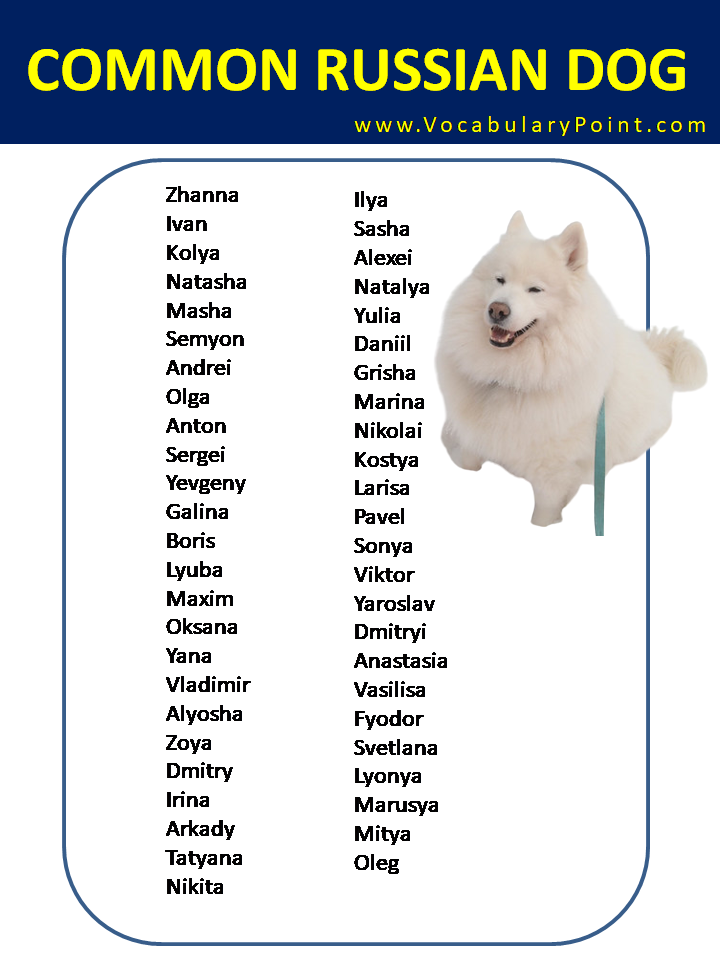 Common Russian Dog Names