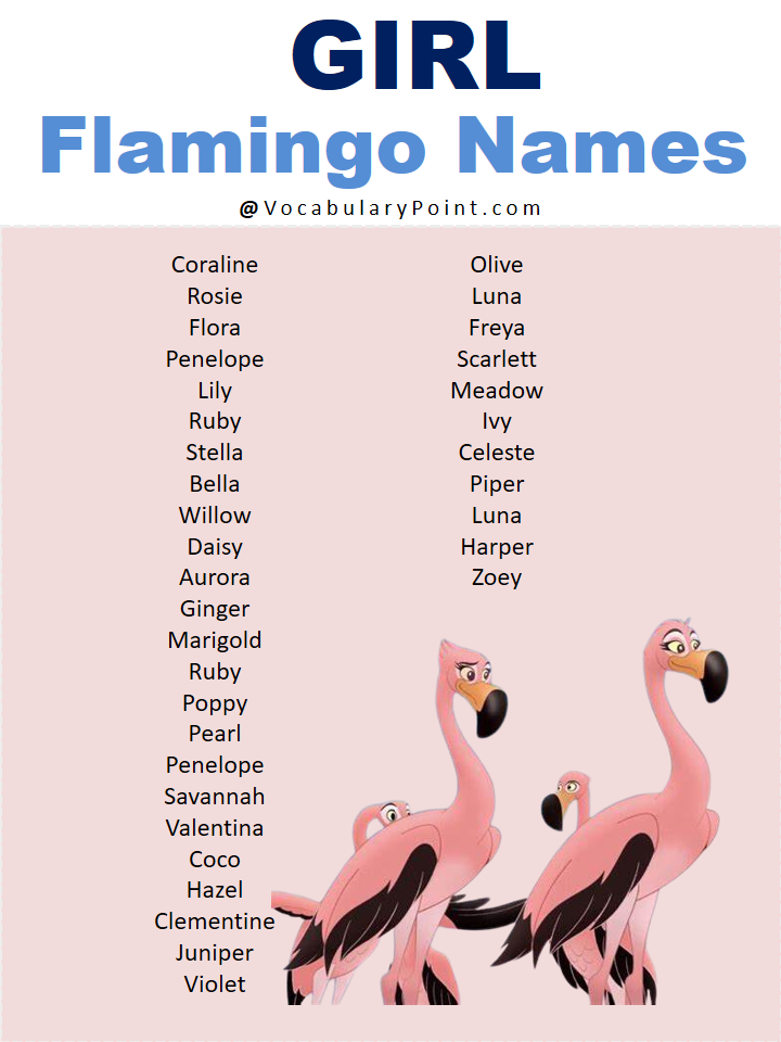 Girl Flamingo Names