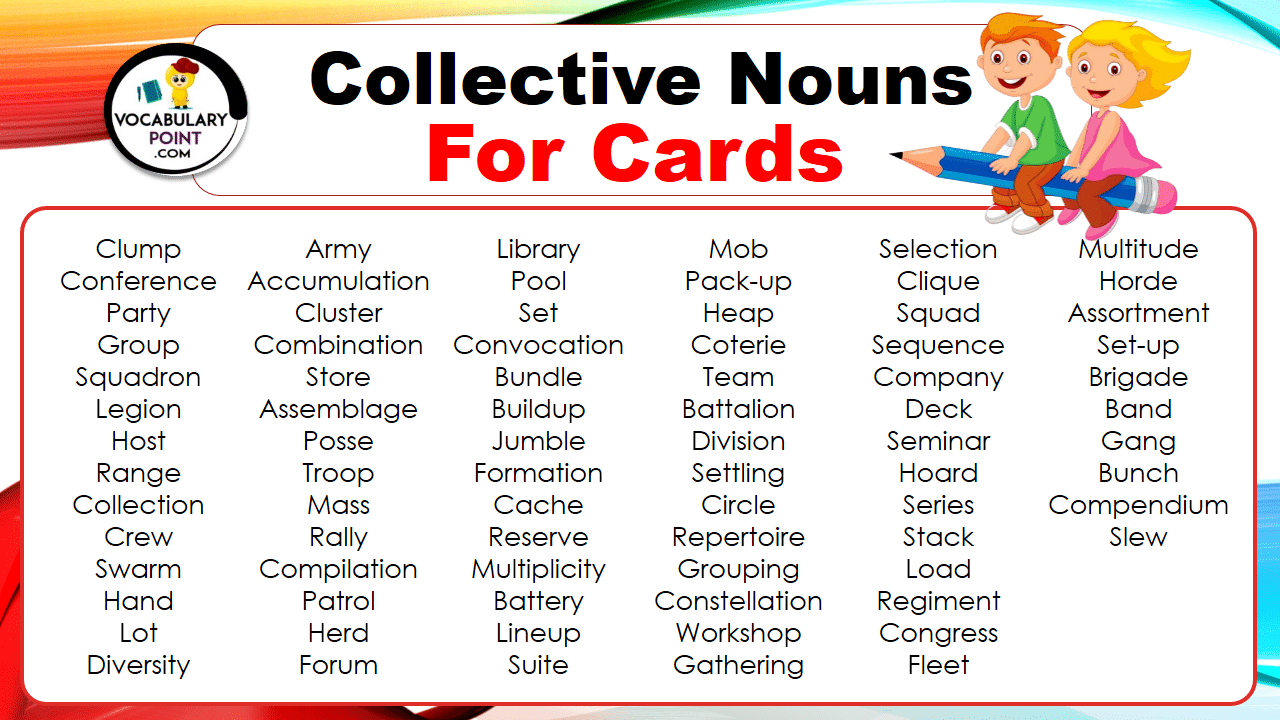 Collective Nouns For Cards