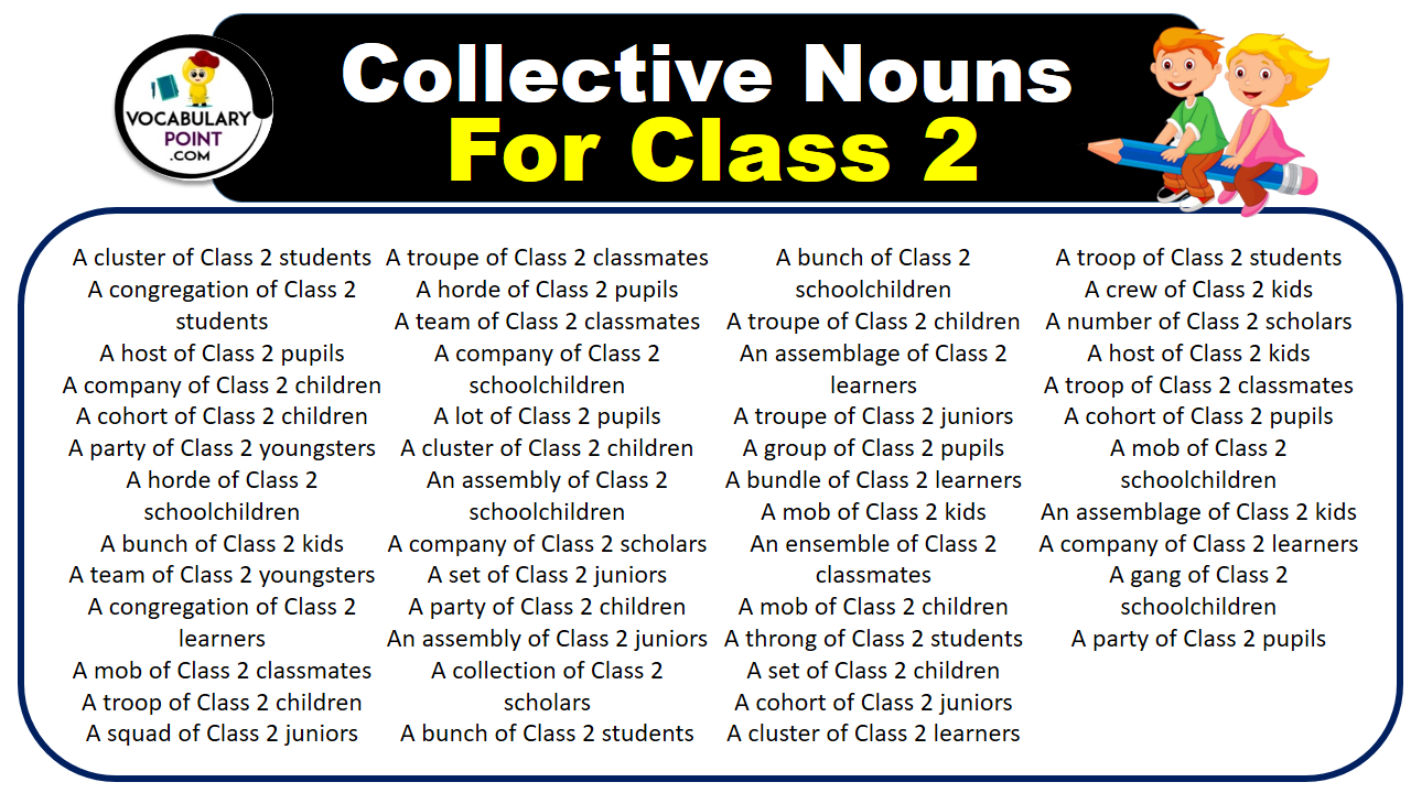 Collective Nouns For Class 2