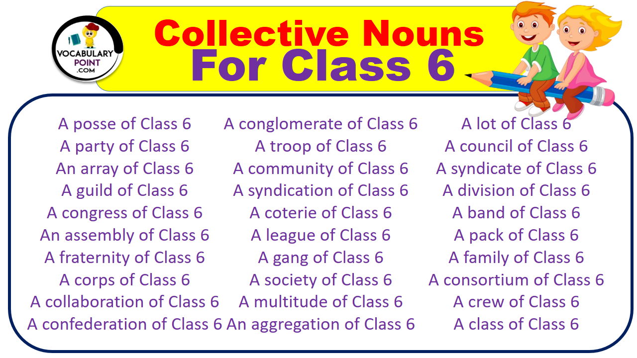 Collective Nouns For Class 6