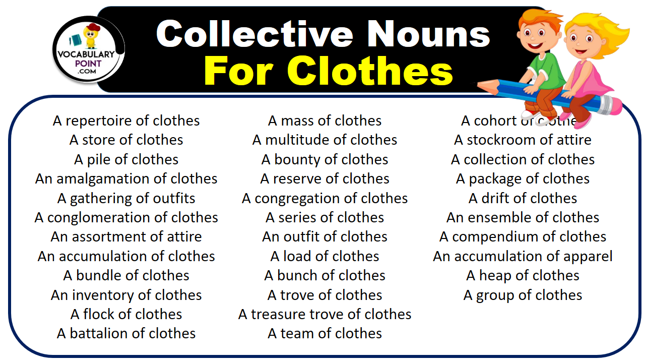 Collective Nouns For Clothes