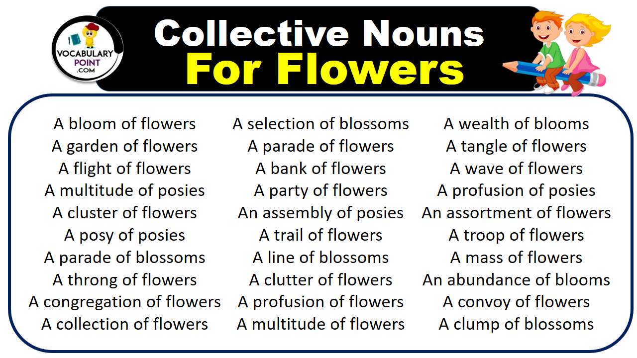 Collective Nouns For Flowers