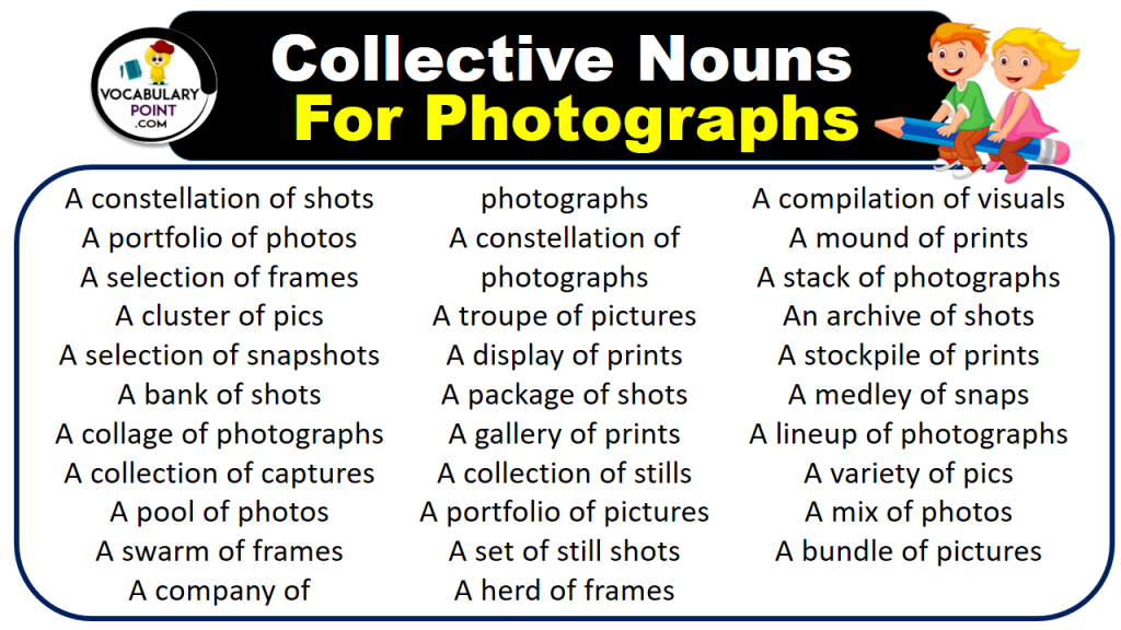 Collective Nouns For Photographs (With Meaning and Examples