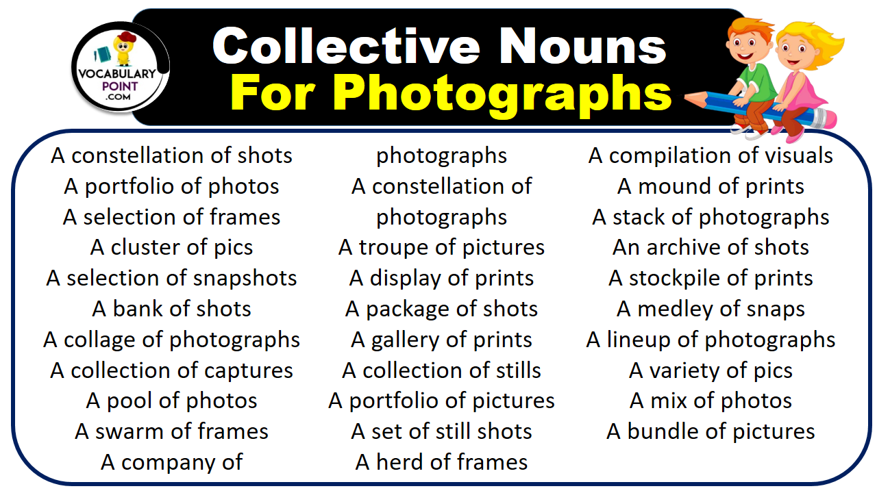 Collective Nouns For Photographs