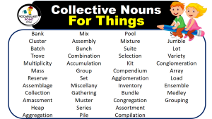 Collective Nouns For Things (With Meaning and Examples) - Vocabulary Point