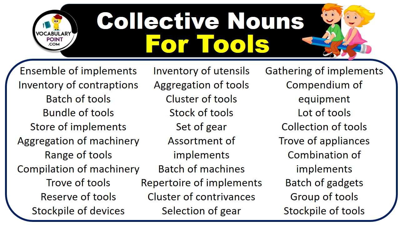 Collective Nouns For Tools