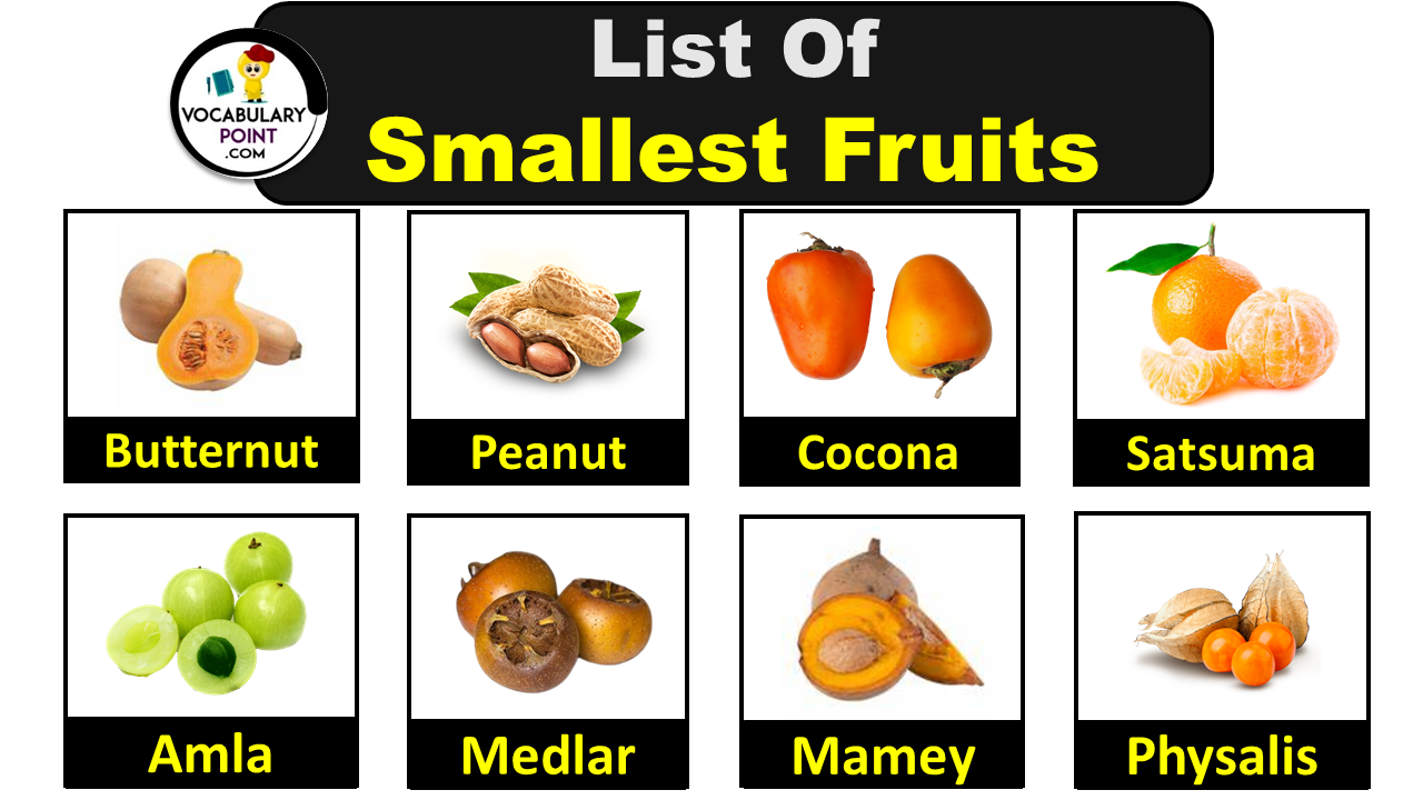 Small Fruit Names