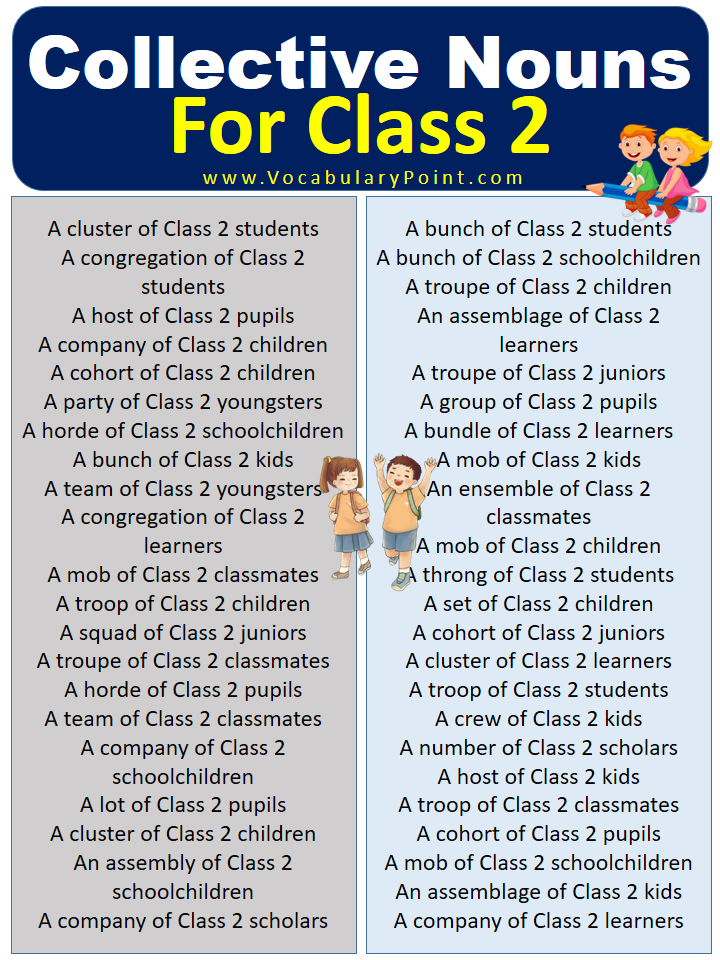 What is the Collective Noun For Class 2