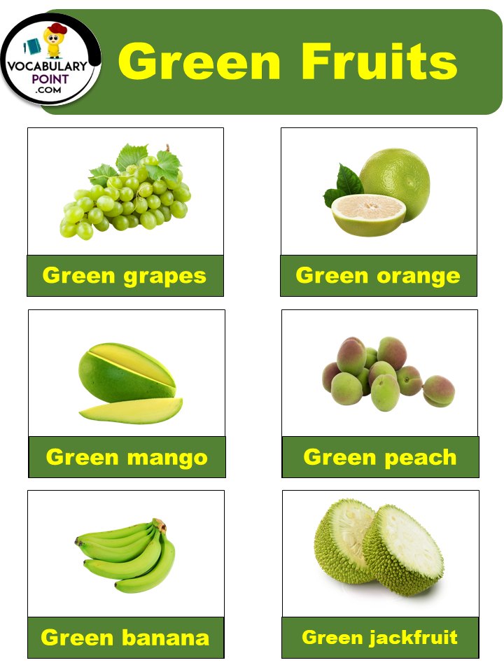 All Green Fruits List With Their Benefits