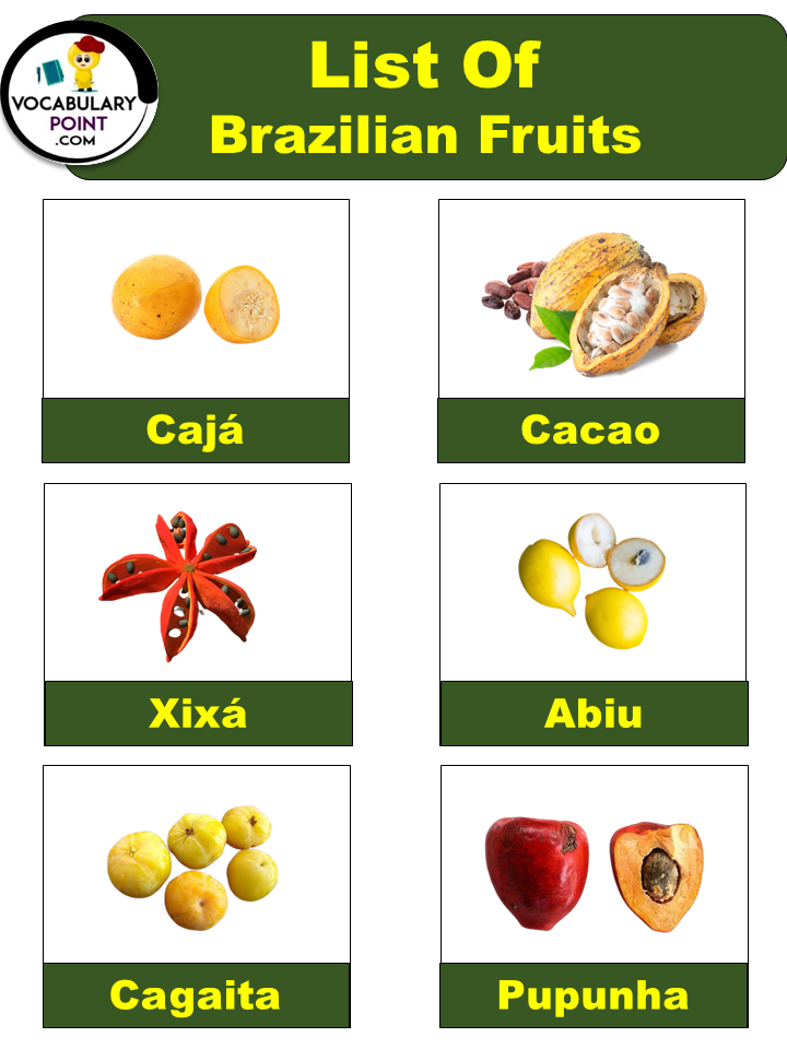 List Of Brazilian Fruits With Their Benefits