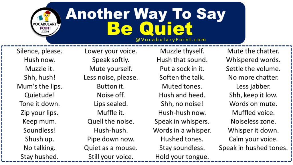 50-other-ways-to-say-be-quiet-vocabulary-point