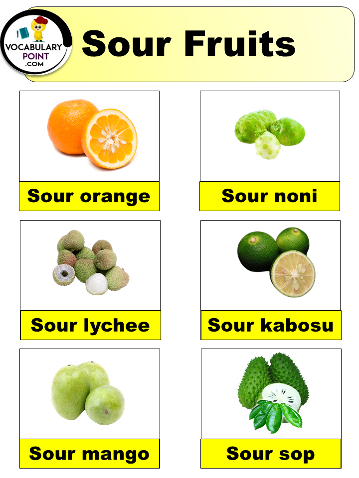 Sour Fruits Name List With Their Benefits
